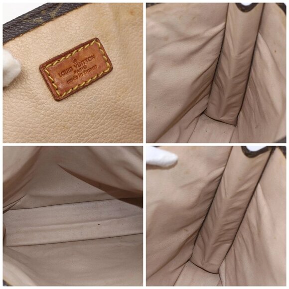 LOUIS VUITTON Monogram Sac Plat Hand Bag M51140 LV Auth bs30140 - Picture 15 of 16